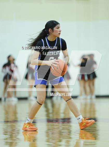 Thumbnail 3 in Vela @ Palmview (UIL Girls Basketball 5A D1 Area Playoff) photogallery.