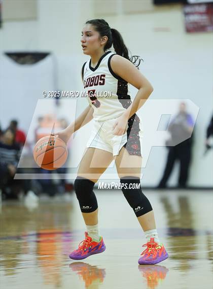 Thumbnail 2 in Vela @ Palmview (UIL Girls Basketball 5A D1 Area Playoff) photogallery.