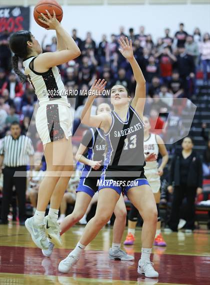 Thumbnail 1 in Vela @ Palmview (UIL Girls Basketball 5A D1 Area Playoff) photogallery.