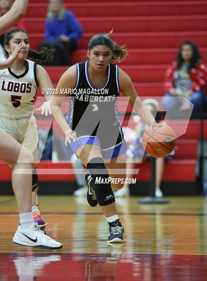 Thumbnail 1 in Vela @ Palmview (UIL Girls Basketball 5A D1 Area Playoff) photogallery.