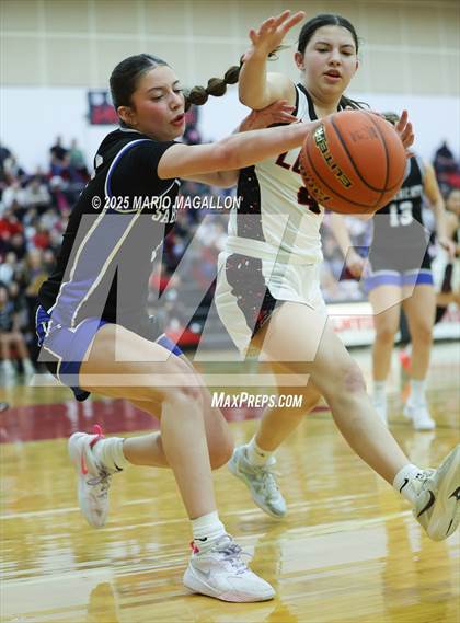 Thumbnail 1 in Vela @ Palmview (UIL Girls Basketball 5A D1 Area Playoff) photogallery.