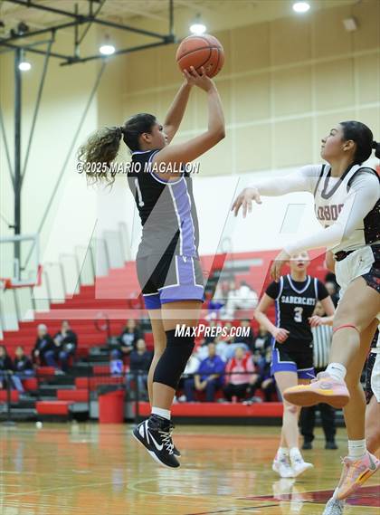 Thumbnail 1 in Vela @ Palmview (UIL Girls Basketball 5A D1 Area Playoff) photogallery.