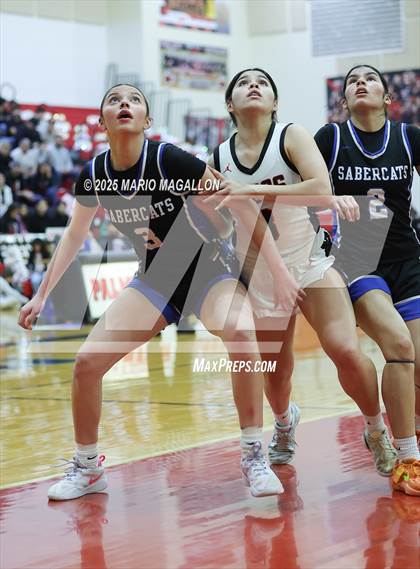 Thumbnail 1 in Vela @ Palmview (UIL Girls Basketball 5A D1 Area Playoff) photogallery.