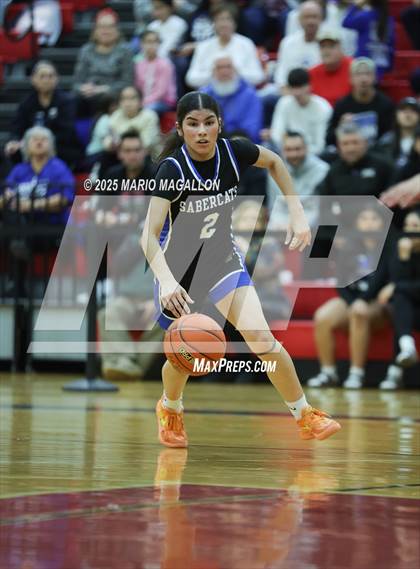 Thumbnail 2 in Vela @ Palmview (UIL Girls Basketball 5A D1 Area Playoff) photogallery.