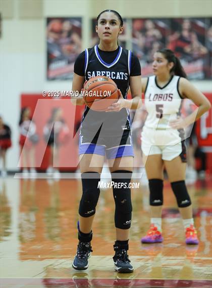 Thumbnail 2 in Vela @ Palmview (UIL Girls Basketball 5A D1 Area Playoff) photogallery.