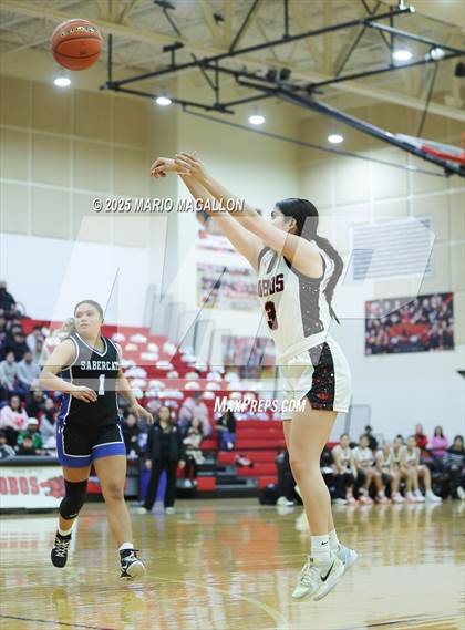 Thumbnail 2 in Vela @ Palmview (UIL Girls Basketball 5A D1 Area Playoff) photogallery.