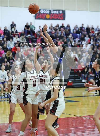 Thumbnail 2 in Vela @ Palmview (UIL Girls Basketball 5A D1 Area Playoff) photogallery.
