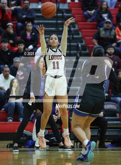 Thumbnail 3 in Vela @ Palmview (UIL Girls Basketball 5A D1 Area Playoff) photogallery.