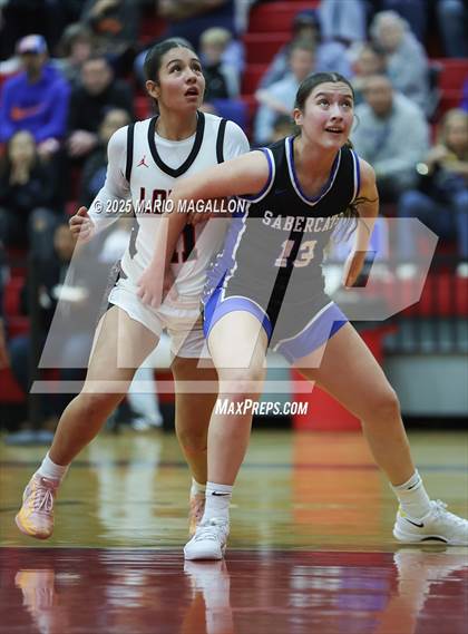 Thumbnail 1 in Vela @ Palmview (UIL Girls Basketball 5A D1 Area Playoff) photogallery.