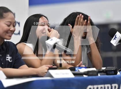 Thumbnail 1 in Sierra Canyon Basketball Media Day - Girls  photogallery.