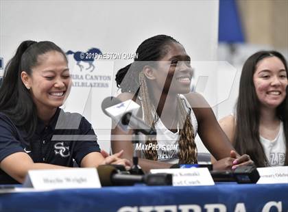 Thumbnail 3 in Sierra Canyon Basketball Media Day - Girls  photogallery.