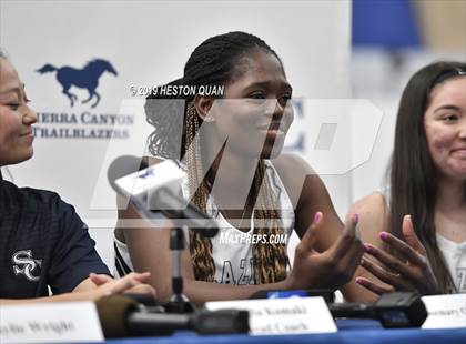 Thumbnail 1 in Sierra Canyon Basketball Media Day - Girls  photogallery.