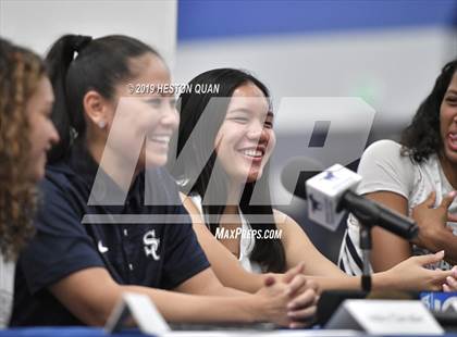 Thumbnail 2 in Sierra Canyon Basketball Media Day - Girls  photogallery.