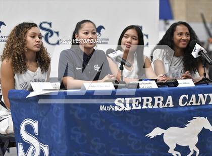 Thumbnail 1 in Sierra Canyon Basketball Media Day - Girls  photogallery.