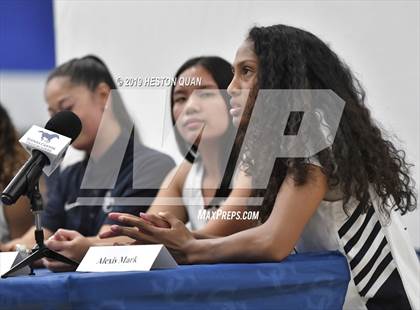 Thumbnail 2 in Sierra Canyon Basketball Media Day - Girls  photogallery.