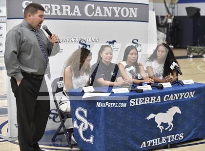 Thumbnail 1 in Sierra Canyon Basketball Media Day - Girls  photogallery.