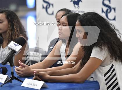 Thumbnail 1 in Sierra Canyon Basketball Media Day - Girls  photogallery.