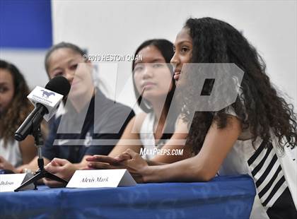 Thumbnail 3 in Sierra Canyon Basketball Media Day - Girls  photogallery.