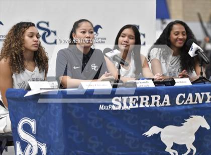 Thumbnail 2 in Sierra Canyon Basketball Media Day - Girls  photogallery.