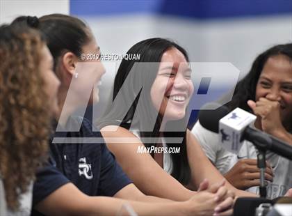 Thumbnail 3 in Sierra Canyon Basketball Media Day - Girls  photogallery.