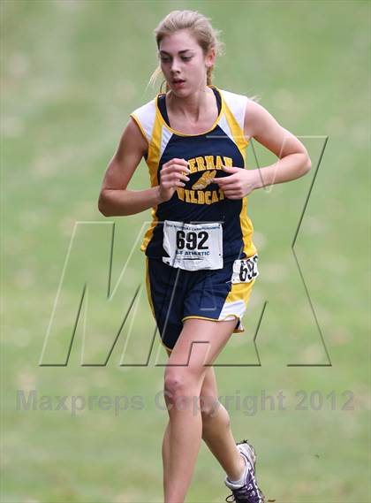 Thumbnail 1 in NYSPHSAA Cross Country Championships (Girls Class D) photogallery.