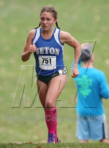 Thumbnail 2 in NYSPHSAA Cross Country Championships (Girls Class D) photogallery.