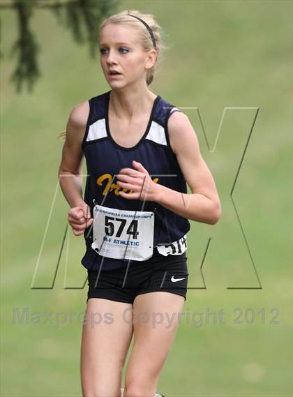 Thumbnail 2 in NYSPHSAA Cross Country Championships (Girls Class D) photogallery.