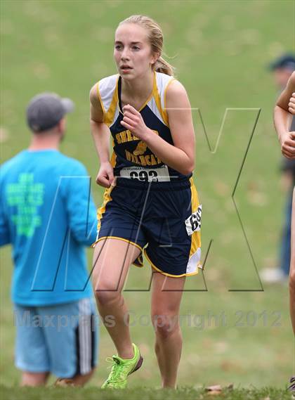 Thumbnail 1 in NYSPHSAA Cross Country Championships (Girls Class D) photogallery.
