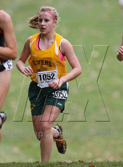Thumbnail 1 in NYSPHSAA Cross Country Championships (Girls Class D) photogallery.