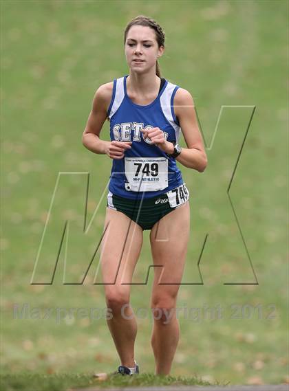 Thumbnail 1 in NYSPHSAA Cross Country Championships (Girls Class D) photogallery.