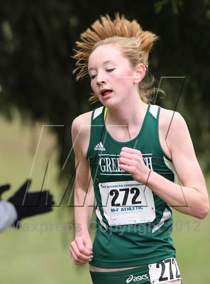 Thumbnail 1 in NYSPHSAA Cross Country Championships (Girls Class D) photogallery.