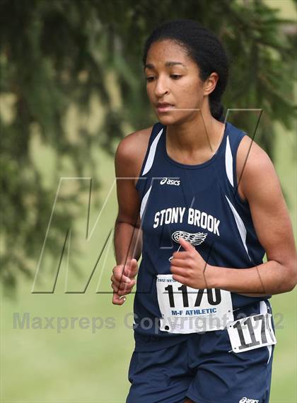 Thumbnail 1 in NYSPHSAA Cross Country Championships (Girls Class D) photogallery.