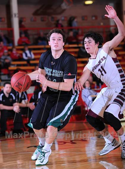 Thumbnail 3 in Buhler vs Lawrence Free State (McPherson Invitational) photogallery.