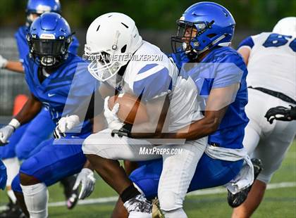Thumbnail 3 in Mount Dora Christian Academy vs. Master's Academy (Spring Scrimmage) photogallery.