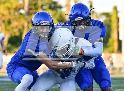 Thumbnail 2 in Mount Dora Christian Academy vs. Master's Academy (Spring Scrimmage) photogallery.