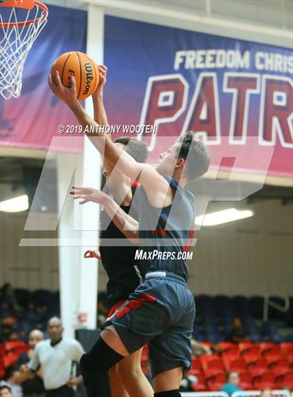Thumbnail 2 in Freedom Christian Academy vs Raleigh HomeSchool photogallery.