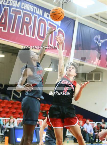 Thumbnail 2 in Freedom Christian Academy vs Raleigh HomeSchool photogallery.