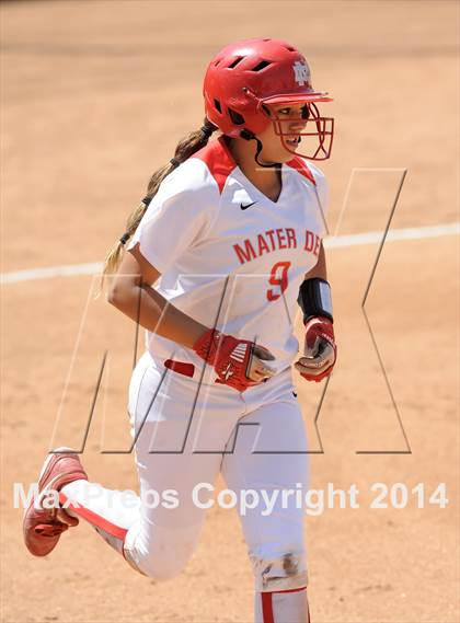 Thumbnail 3 in Capistrano Valley vs Mater Dei (Woodbridge Tournament) photogallery.