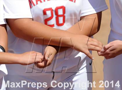 Thumbnail 3 in Capistrano Valley vs Mater Dei (Woodbridge Tournament) photogallery.
