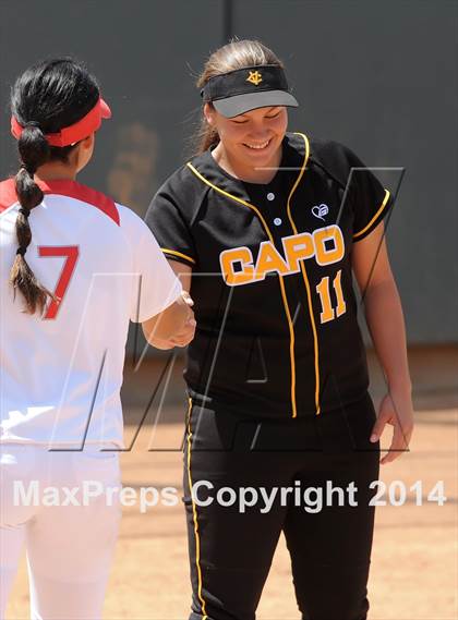 Thumbnail 1 in Capistrano Valley vs Mater Dei (Woodbridge Tournament) photogallery.