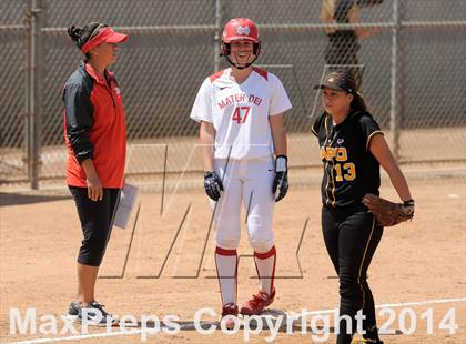 Thumbnail 3 in Capistrano Valley vs Mater Dei (Woodbridge Tournament) photogallery.