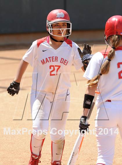 Thumbnail 3 in Capistrano Valley vs Mater Dei (Woodbridge Tournament) photogallery.