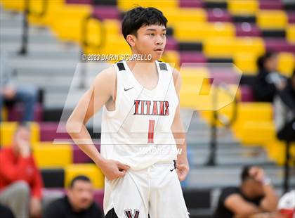 Thumbnail 2 in Veritas Academy vs Canyon International Academy (Hoophall West Invitational) photogallery.