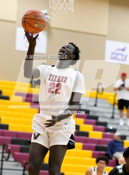Thumbnail 3 in Veritas Academy vs Canyon International Academy (Hoophall West Invitational) photogallery.