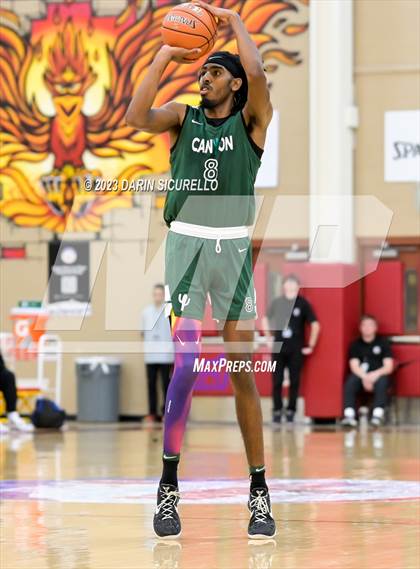 Thumbnail 2 in Veritas Academy vs Canyon International Academy (Hoophall West Invitational) photogallery.