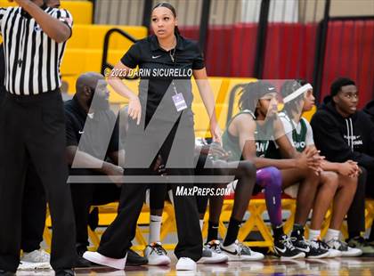 Thumbnail 1 in Veritas Academy vs Canyon International Academy (Hoophall West Invitational) photogallery.