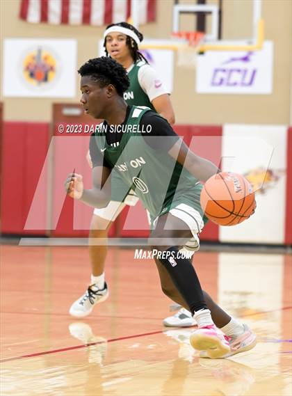 Thumbnail 3 in Veritas Academy vs Canyon International Academy (Hoophall West Invitational) photogallery.