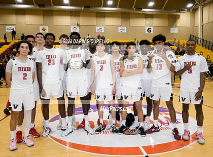 Thumbnail 3 in Veritas Academy vs Canyon International Academy (Hoophall West Invitational) photogallery.