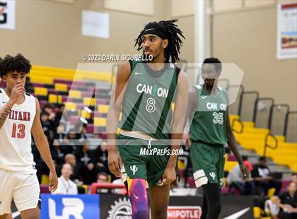 Thumbnail 2 in Veritas Academy vs Canyon International Academy (Hoophall West Invitational) photogallery.