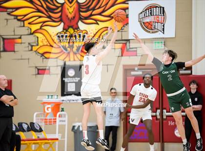Thumbnail 2 in Veritas Academy vs Canyon International Academy (Hoophall West Invitational) photogallery.